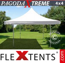 Tonnelle barnum FleXtents Pagoda Xtreme 4x4m / (5x5m) Blanc