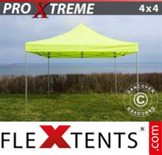 Tonnelle barnum FleXtents Xtreme 4x4m Néon jaune/vert