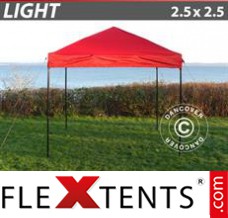 Tonnelle barnum FleXtents Light 2,5x2,5m Rouge