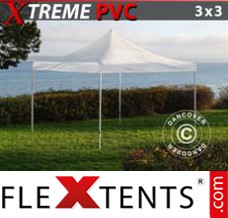 Tonnelle barnum FleXtents Xtreme 3x3m Transparent