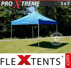 Tonnelle barnum FleXtents Xtreme 3x3m Bleu