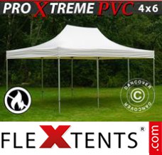 Tonnelle barnum FleXtents Xtreme Heavy Duty 4x6m, Blanc